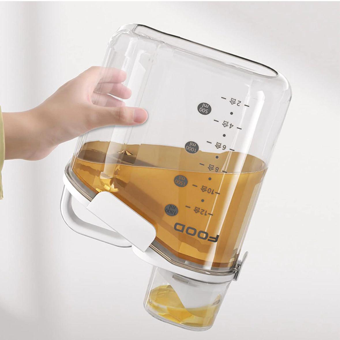 Clear Cereal Storage Container with Lid Airtight R120