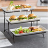 3 Tier platter plates with stand