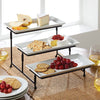 3 Tier platter plates with stand