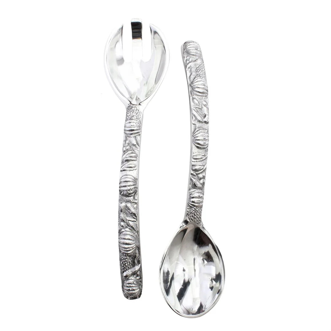 Alu antique salad spoon & fork