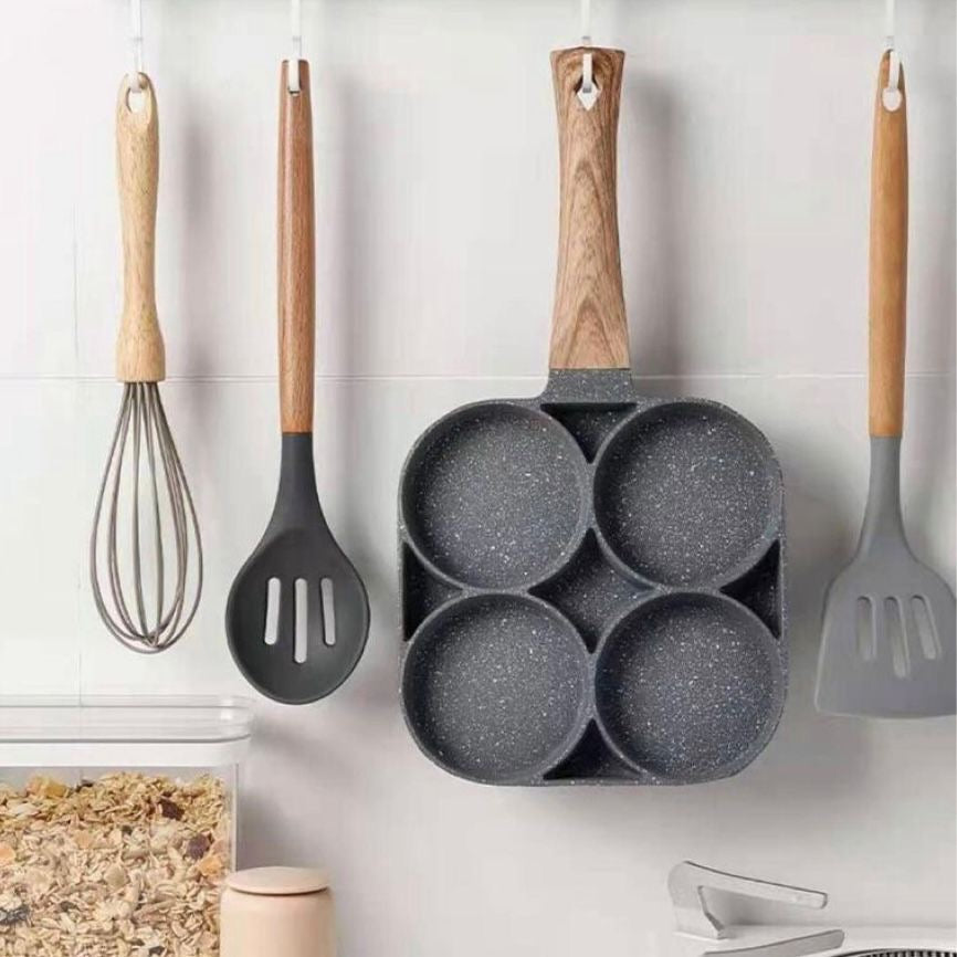 4 Slots Non-Stick Breakfast Frying Pan