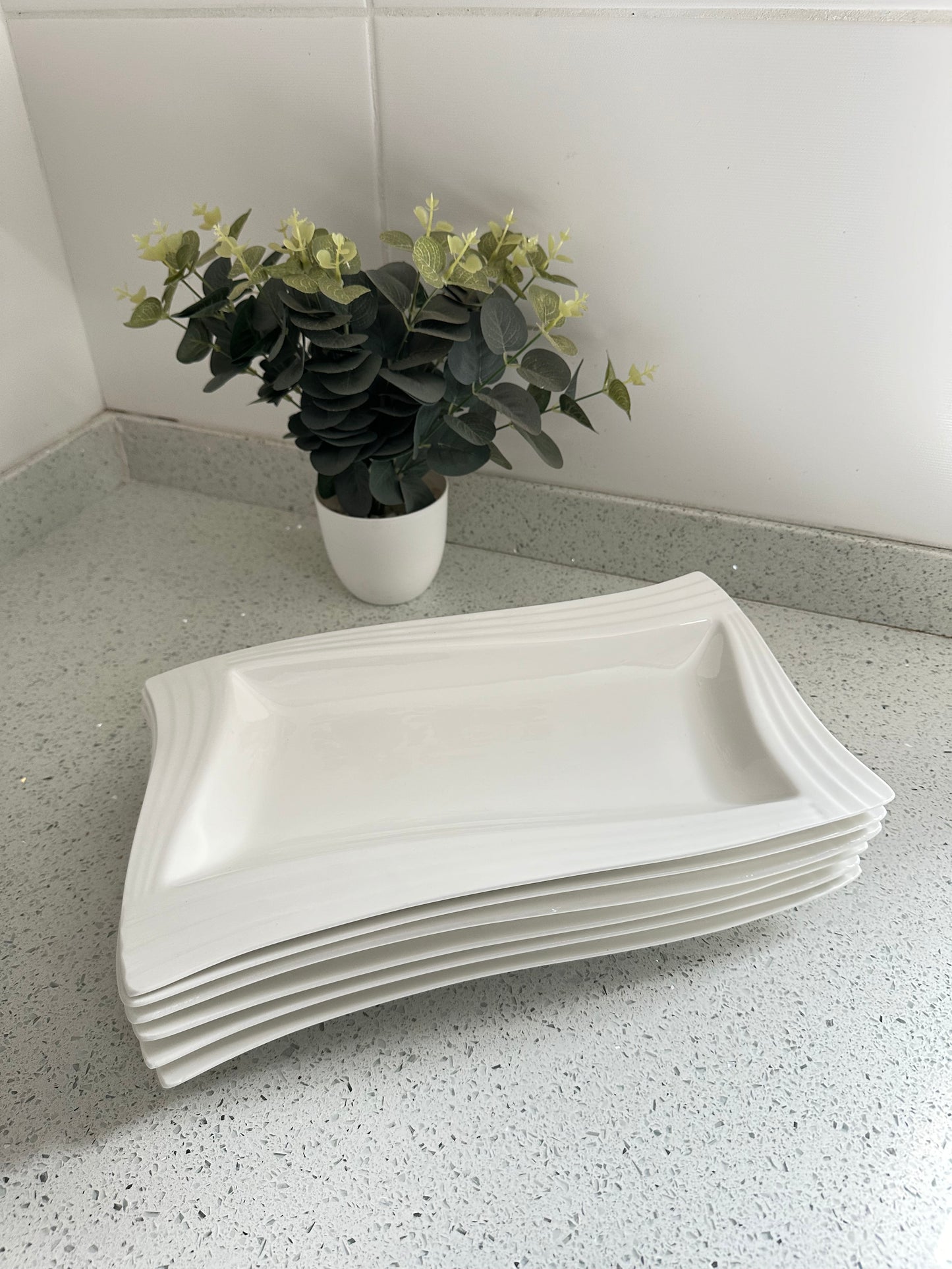 rectangle platter plates X6