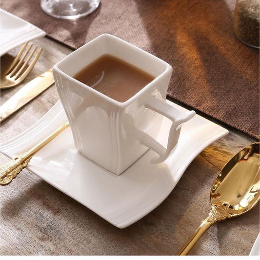 12 Piece Luxurious tea 200ml cup and saucer