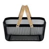 Black rectangle storage basket