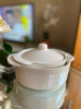 Small white  salad bowls with lids (X2)