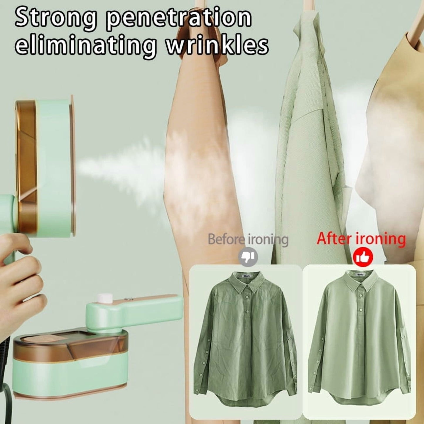 portable handheld garment steamer