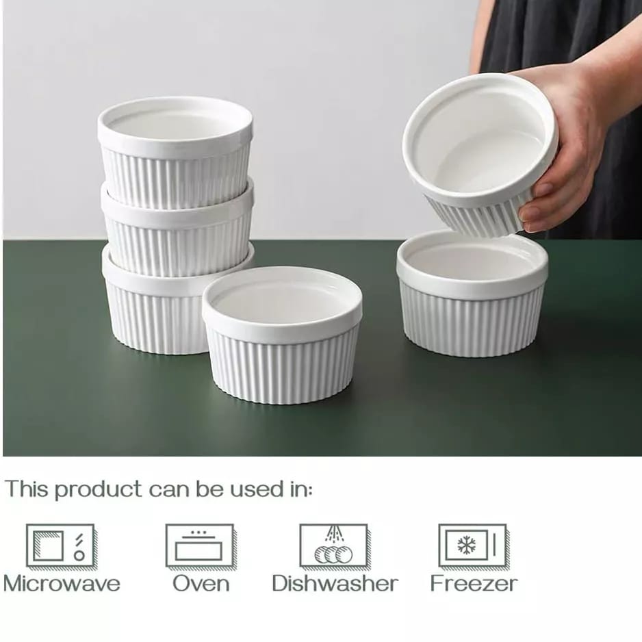 White Ramekin Bowls