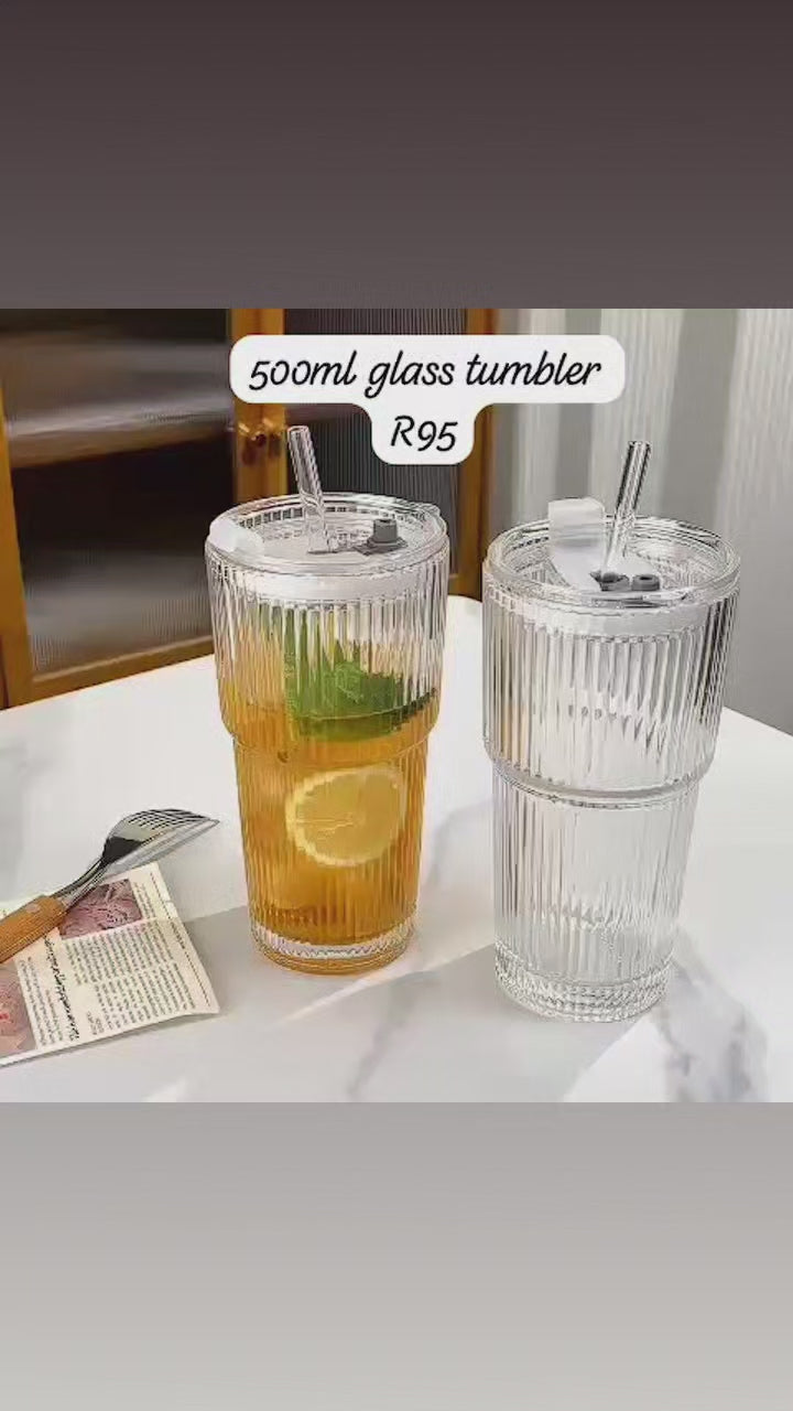 500ml glass tumbler