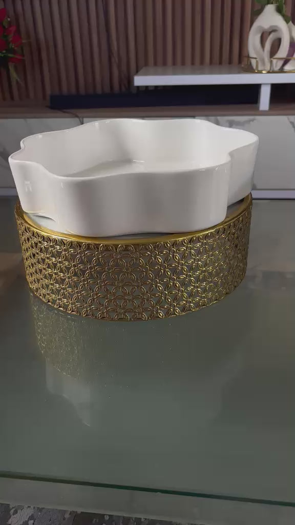 3-piece wavy salad bowl set with nesting design – Be Classic Homeware SA