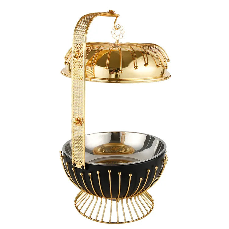 8L Black & Gold Chafing Dish