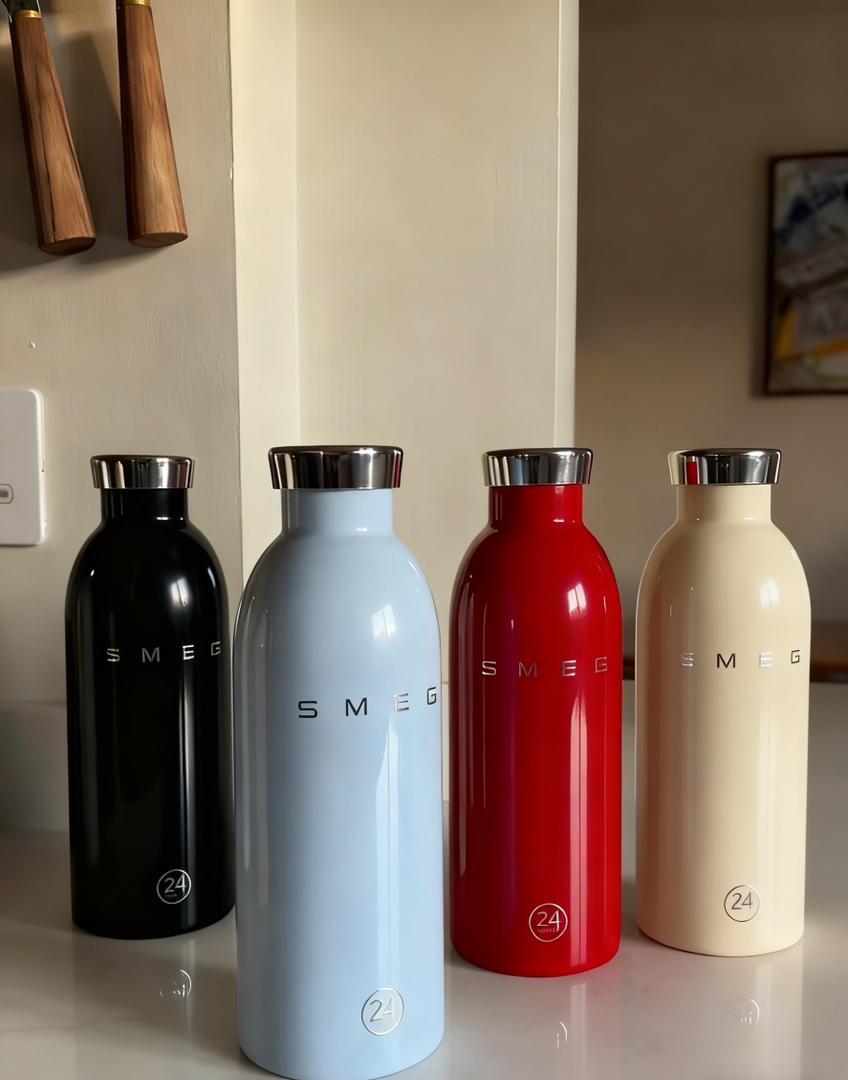 SMEG Red 500ml stainless steel insulated water bottle – Be Classic Homeware SA
