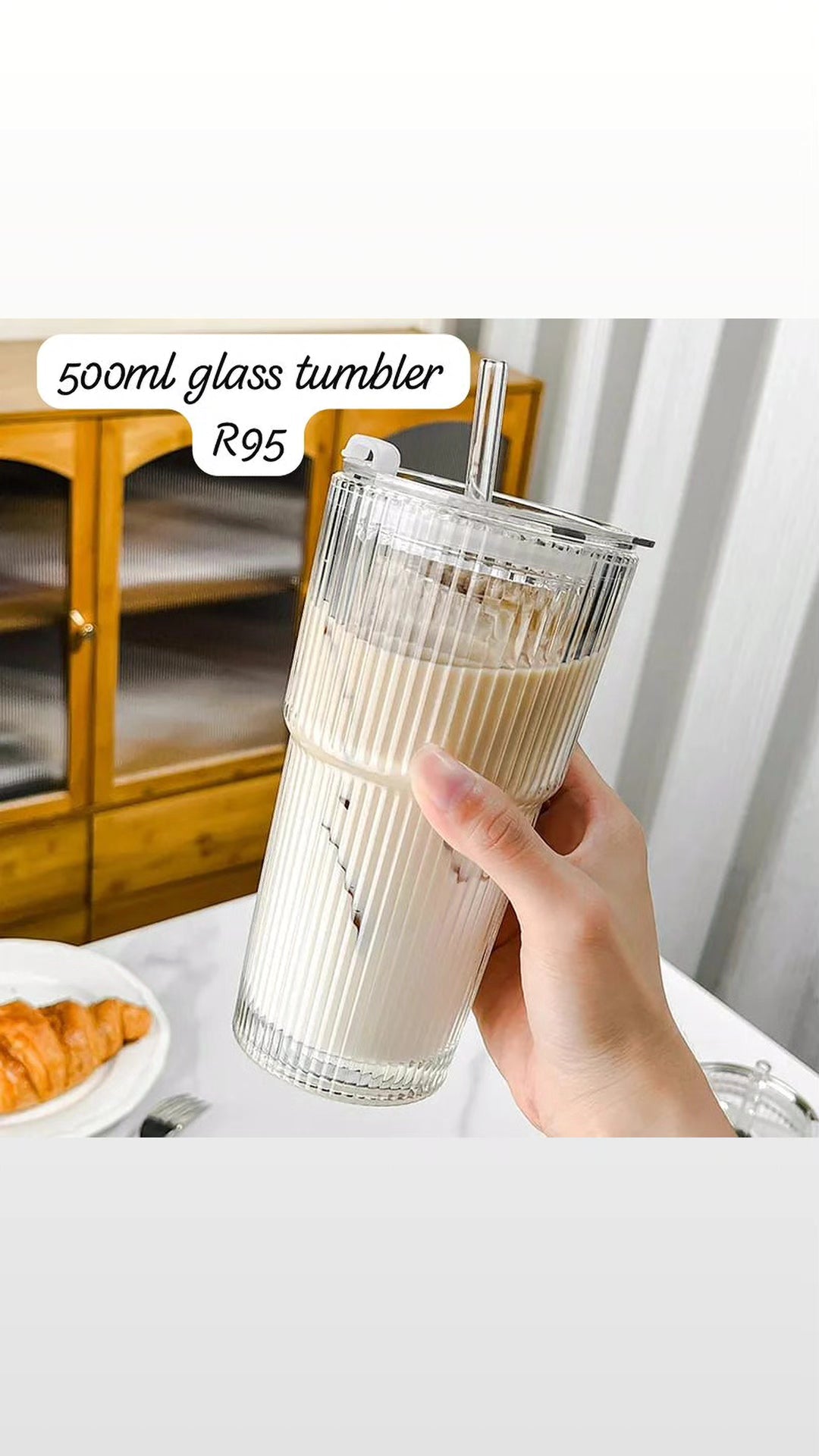 500ml glass tumbler
